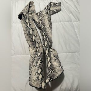 Steve Madden snake skin thigh high boots